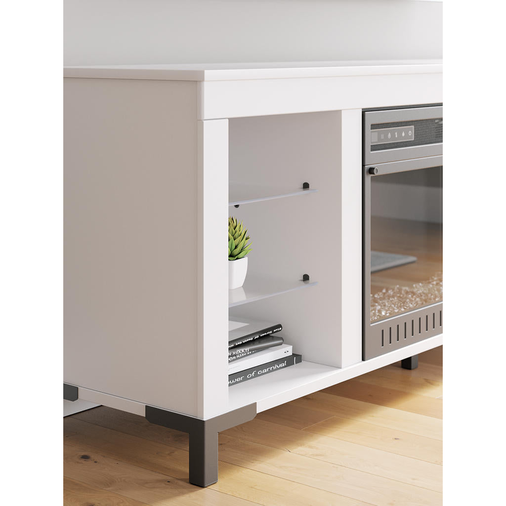 Brollevi 60" TV Stand with Electric Fireplace Signature Design by Ashley® Living Room