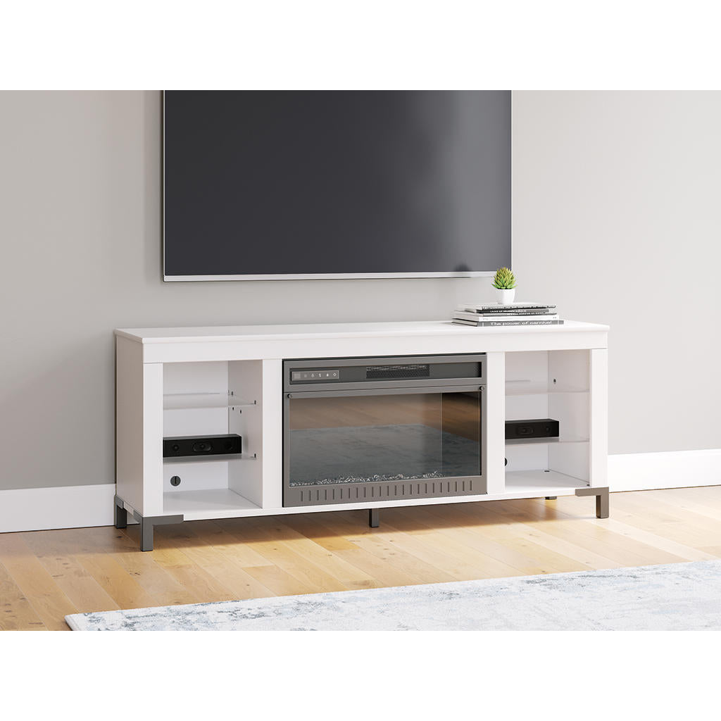Brollevi 60" TV Stand with Electric Fireplace Signature Design by Ashley® Living Room