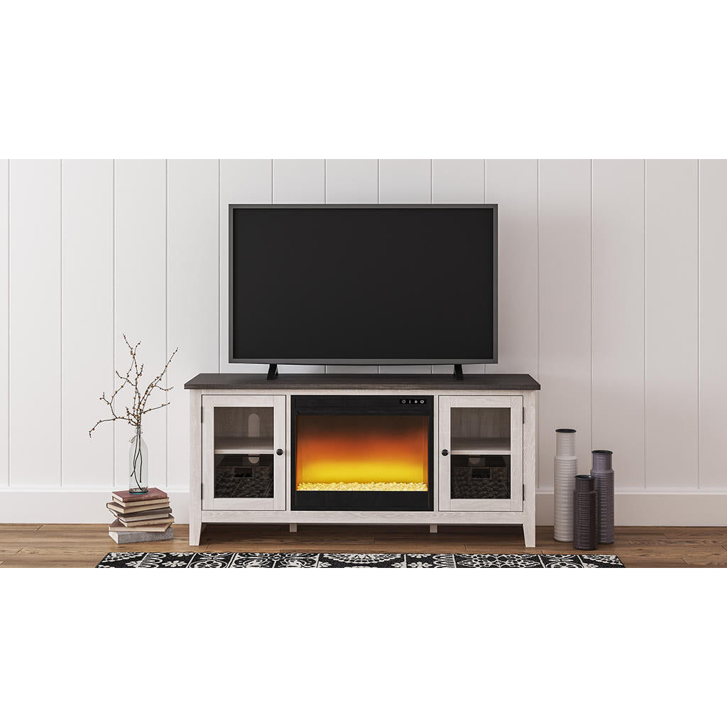 Dorrinson 60" TV Stand with Electric Fireplace Signature Design by Ashley® Living Room