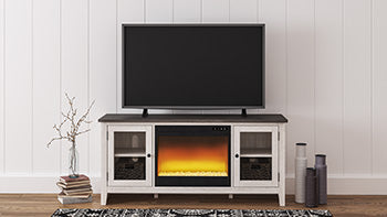 Dorrinson 60" TV Stand with Electric Fireplace Signature Design by Ashley® Living Room