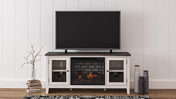 Dorrinson 60" TV Stand with Electric Fireplace Signature Design by Ashley® Living Room