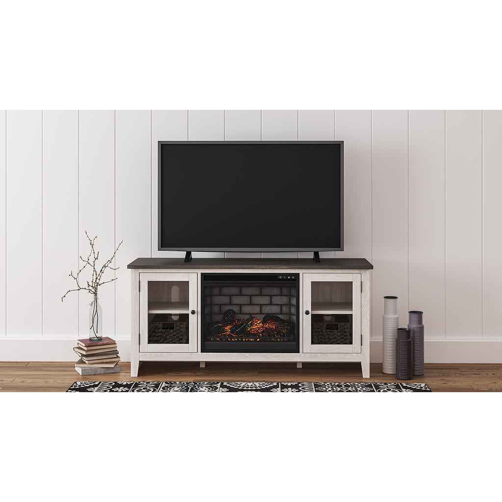 Dorrinson 60" TV Stand with Electric Fireplace Signature Design by Ashley® Living Room