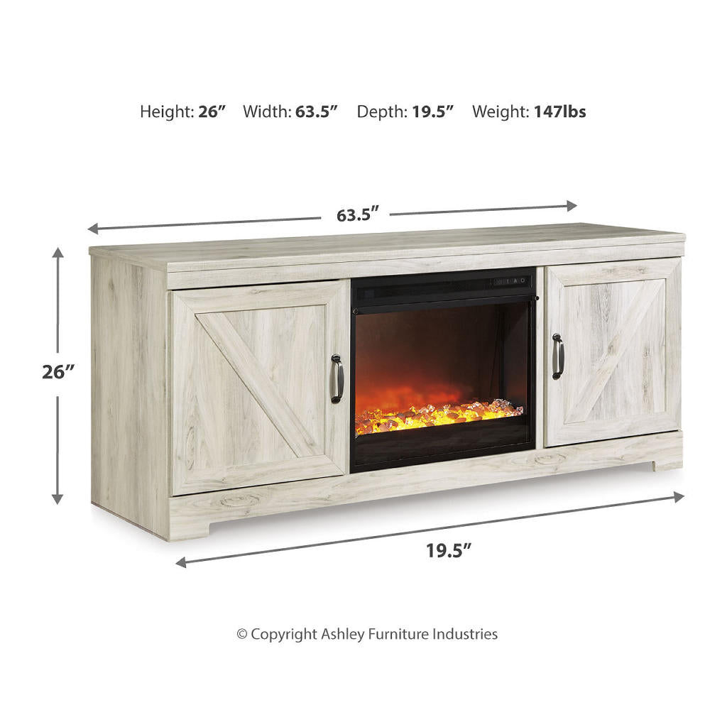 Bellaby 63" TV Stand with Fireplace Signature Design by Ashley® Living Room