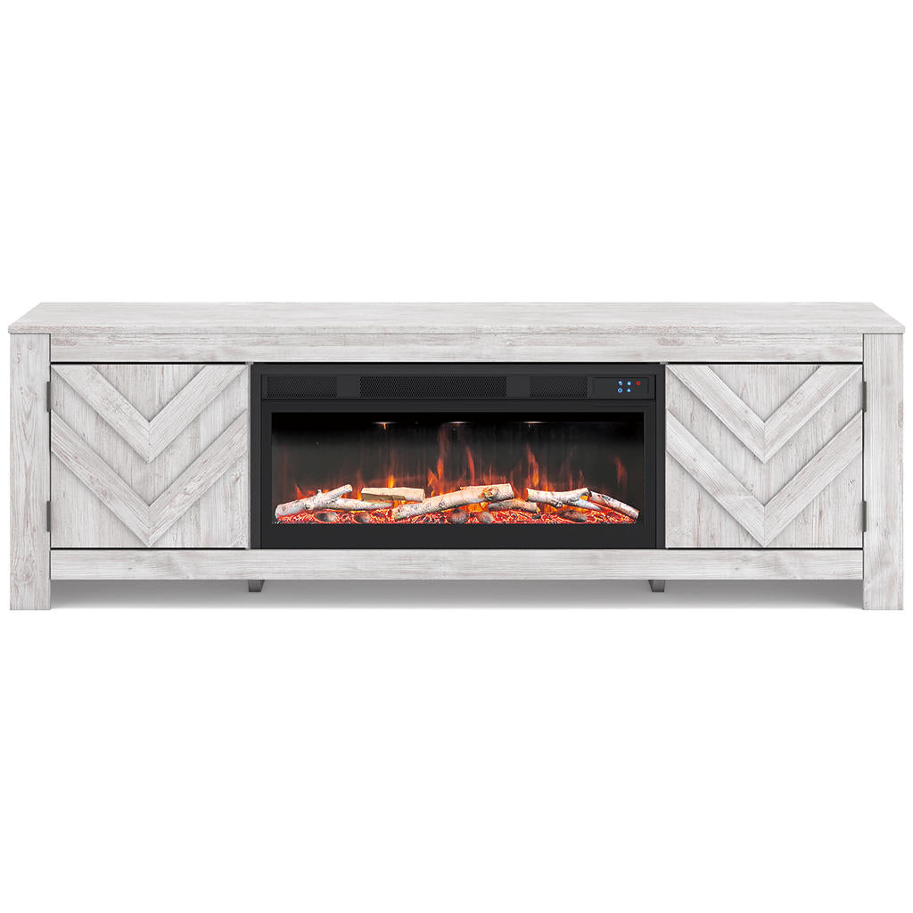 Cayboni 71" TV Stand with Electric Fireplace Signature Design by Ashley® Living Room