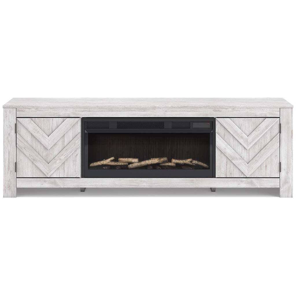 Cayboni 71" TV Stand with Electric Fireplace Signature Design by Ashley® Living Room