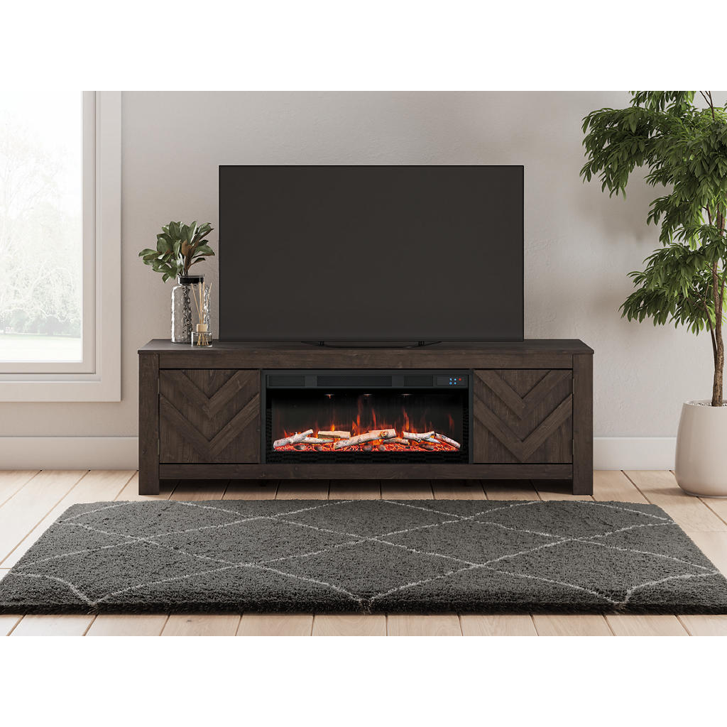 Cayboni 71" TV Stand with Electric Fireplace Signature Design by Ashley® Living Room