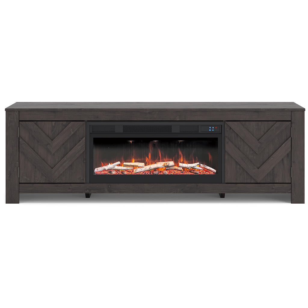 Cayboni 71" TV Stand with Electric Fireplace Signature Design by Ashley® Living Room