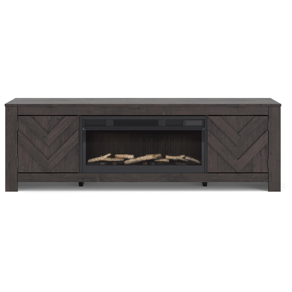 Cayboni 71" TV Stand with Electric Fireplace Signature Design by Ashley® Living Room