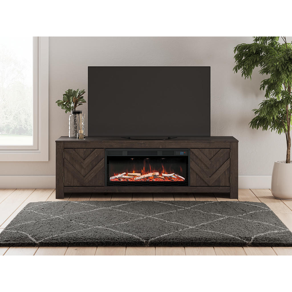 Cayboni 71" TV Stand with Electric Fireplace Signature Design by Ashley® Living Room