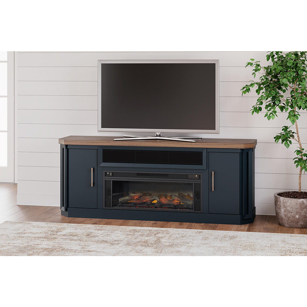 Landocken 83" TV Stand with Electric Fireplace Signature Design by Ashley® Living Room