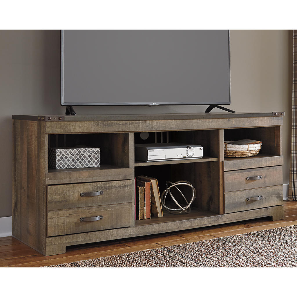 Trinell 63 Inch TV Stand — 2 Drawers, Fireplace-Ready Signature Design by Ashley® Living Room
