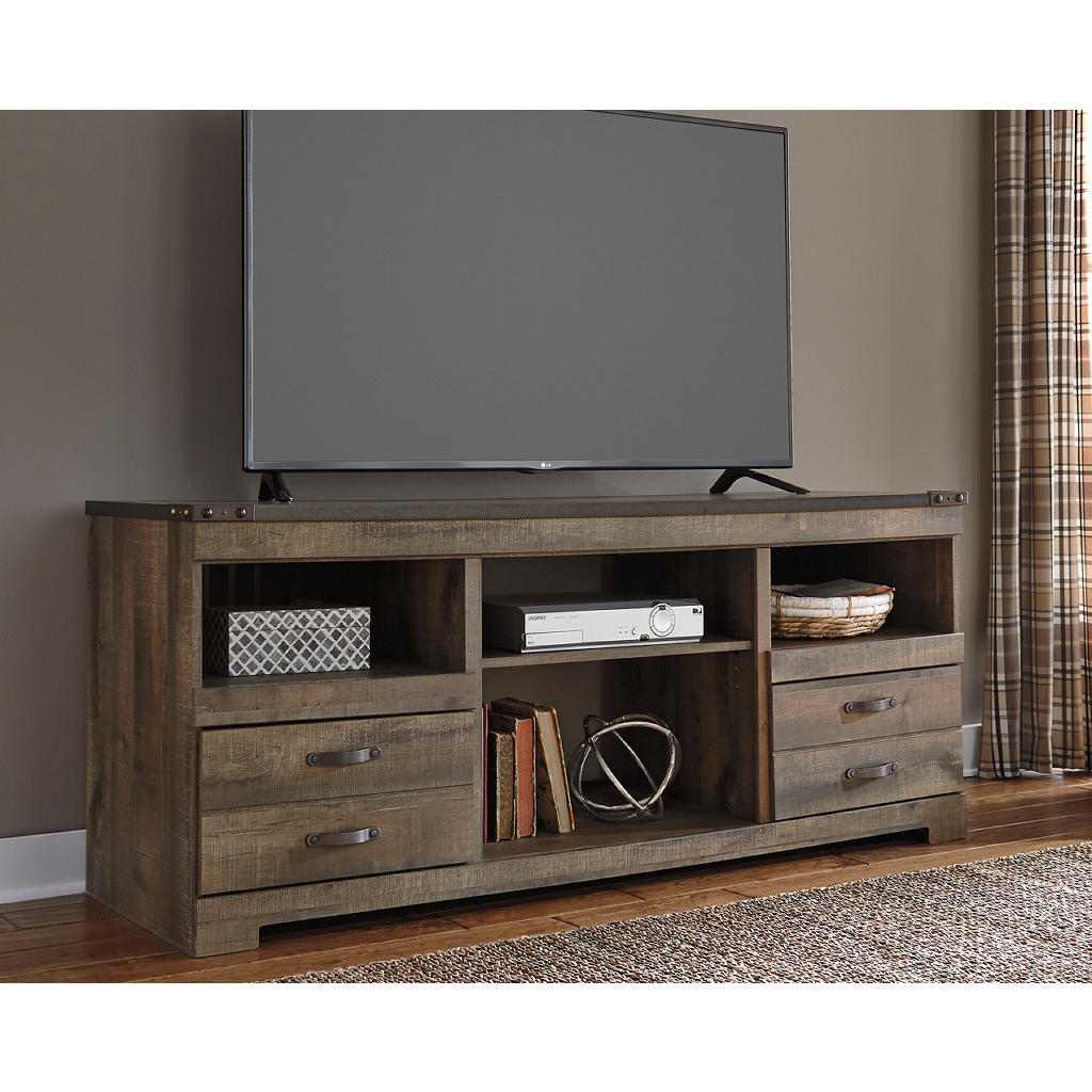 Trinell 63 Inch TV Stand — 2 Drawers, Fireplace-Ready Signature Design by Ashley® Living Room