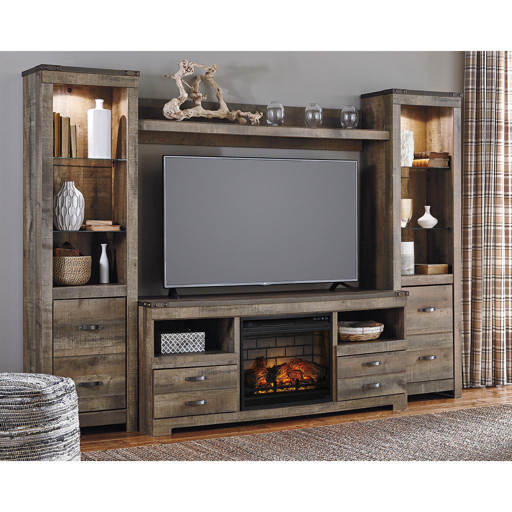 Trinell 4-Piece Entertainment Center with Fireplace — 104 Signature Design by Ashley® Furniture