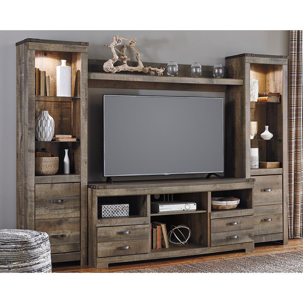 Trinell 4-Piece Entertainment Center — LED Pier Cabinets Signature Design by Ashley® Living Room
