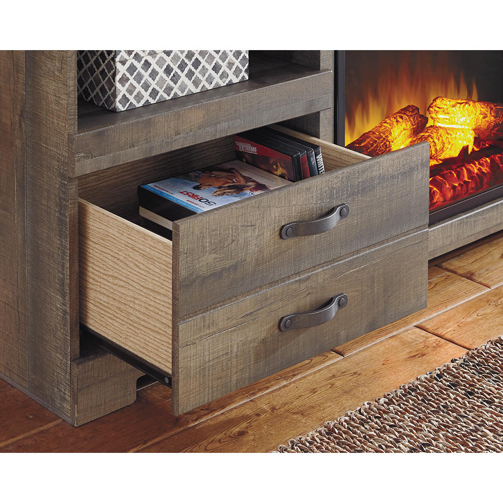 Trinell 63 Inch TV Stand — 2 Drawers, Fireplace-Ready Signature Design by Ashley® Living Room