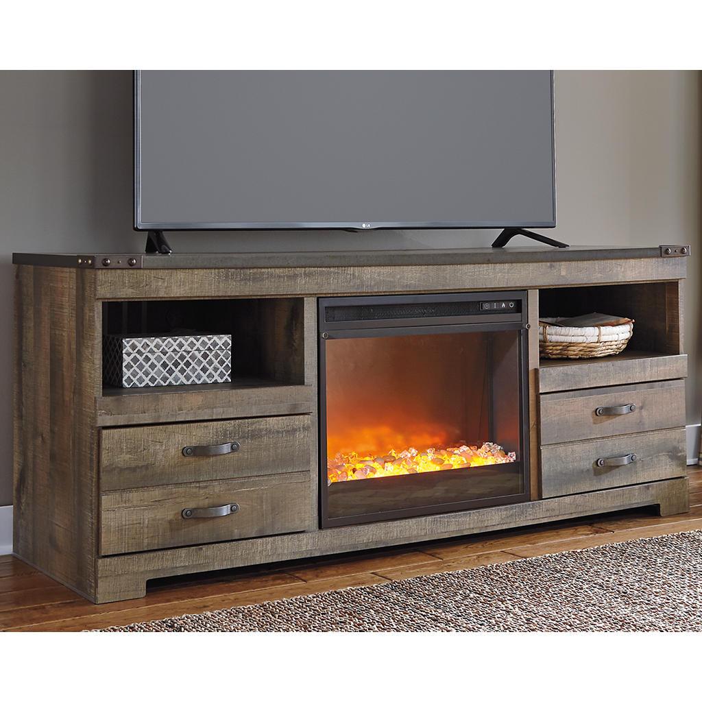 Trinell 63 Inch TV Stand with Fireplace — 4,608 BTU Signature Design by Ashley® Living Room