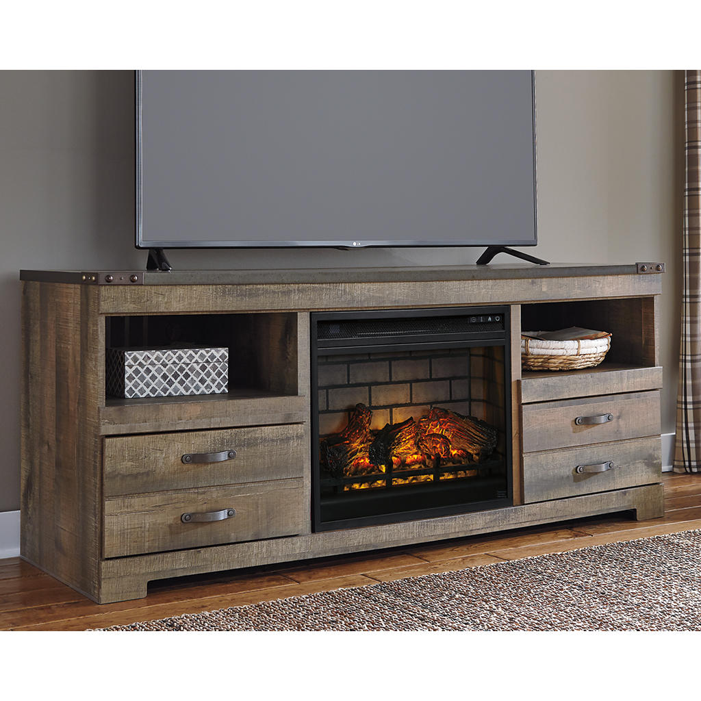 Trinell 63 Inch TV Stand with Fireplace — 5,386 BTU Signature Design by Ashley® Living Room