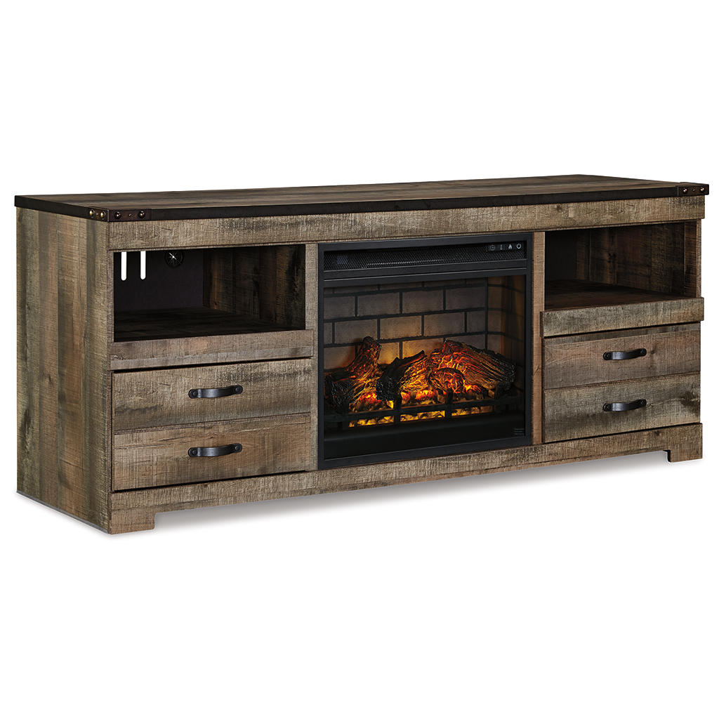 Trinell 63 Inch TV Stand with Fireplace — 5,386 BTU Signature Design by Ashley® Living Room