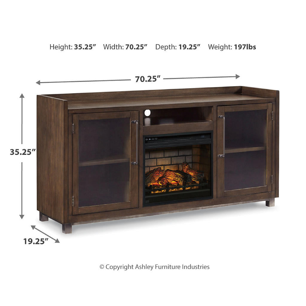Starmore 70 Inch TV Stand with Fireplace — 5,386 BTU Signature Design by Ashley® Living Room