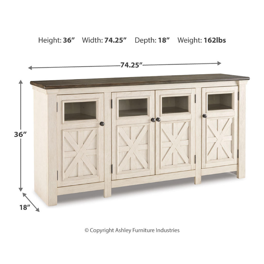 Bolanburg 74" TV Stand Signature Design by Ashley® Living Room