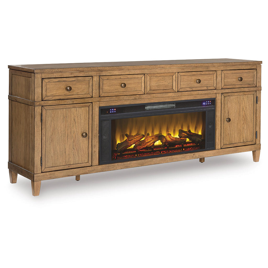 Sharlance 81" TV Stand with Electric Fireplace Signature Design by Ashley® Living Room