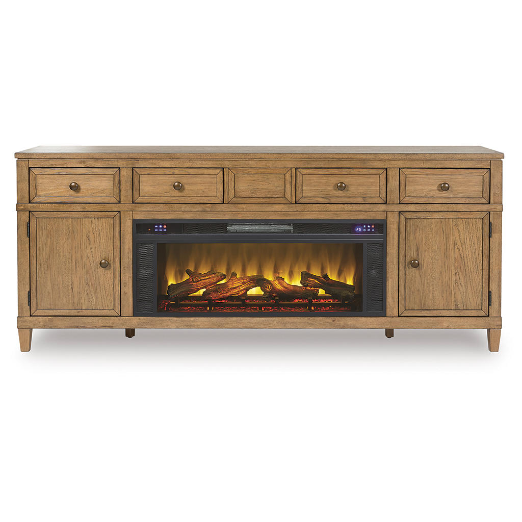 Sharlance 81" TV Stand with Electric Fireplace Signature Design by Ashley® Living Room