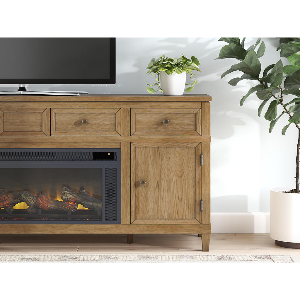 Sharlance 81" TV Stand with Electric Fireplace Signature Design by Ashley® Living Room