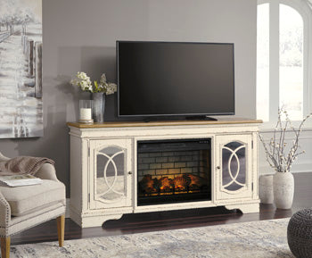 Realyn 74" TV Stand with Electric Fireplace Signature Design by Ashley® Living Room