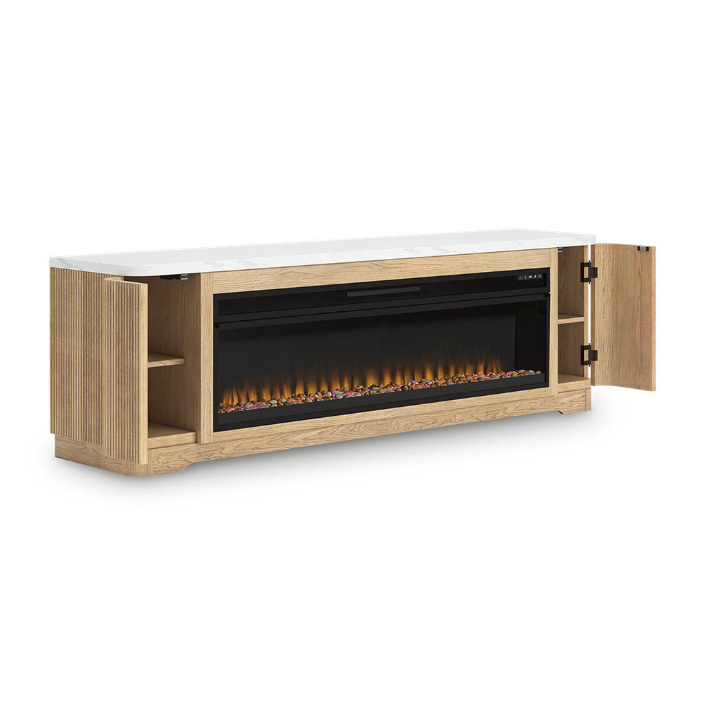 Camdill 80" TV Stand with Electric Fireplace Signature Design by Ashley® Living Room