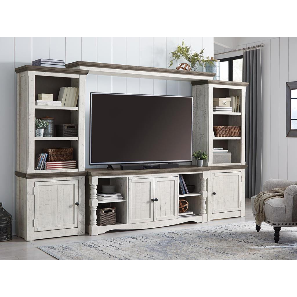 Havalance 4-Piece Entertainment Center — Two-tone Signature Design by Ashley® Furniture