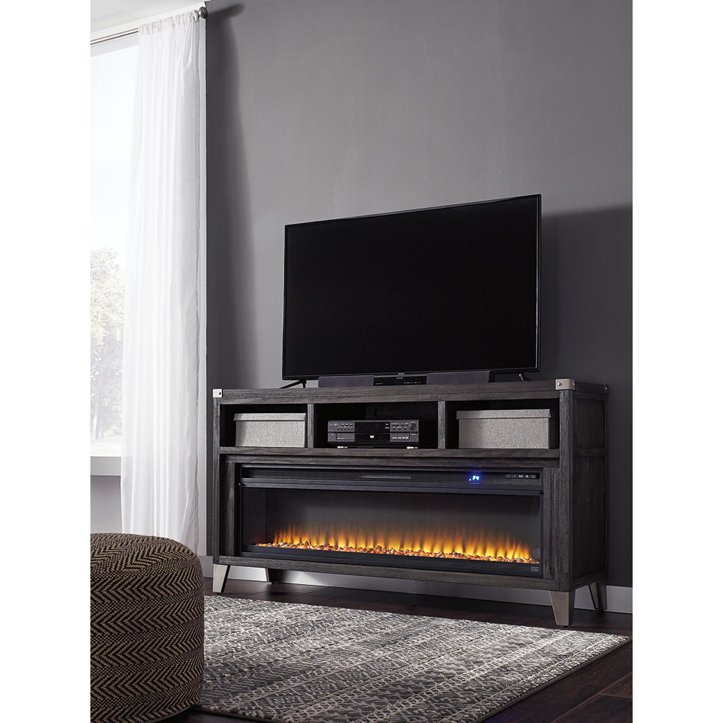 Todoe 65" TV Stand with Electric Fireplace Signature Design by Ashley® Living Room