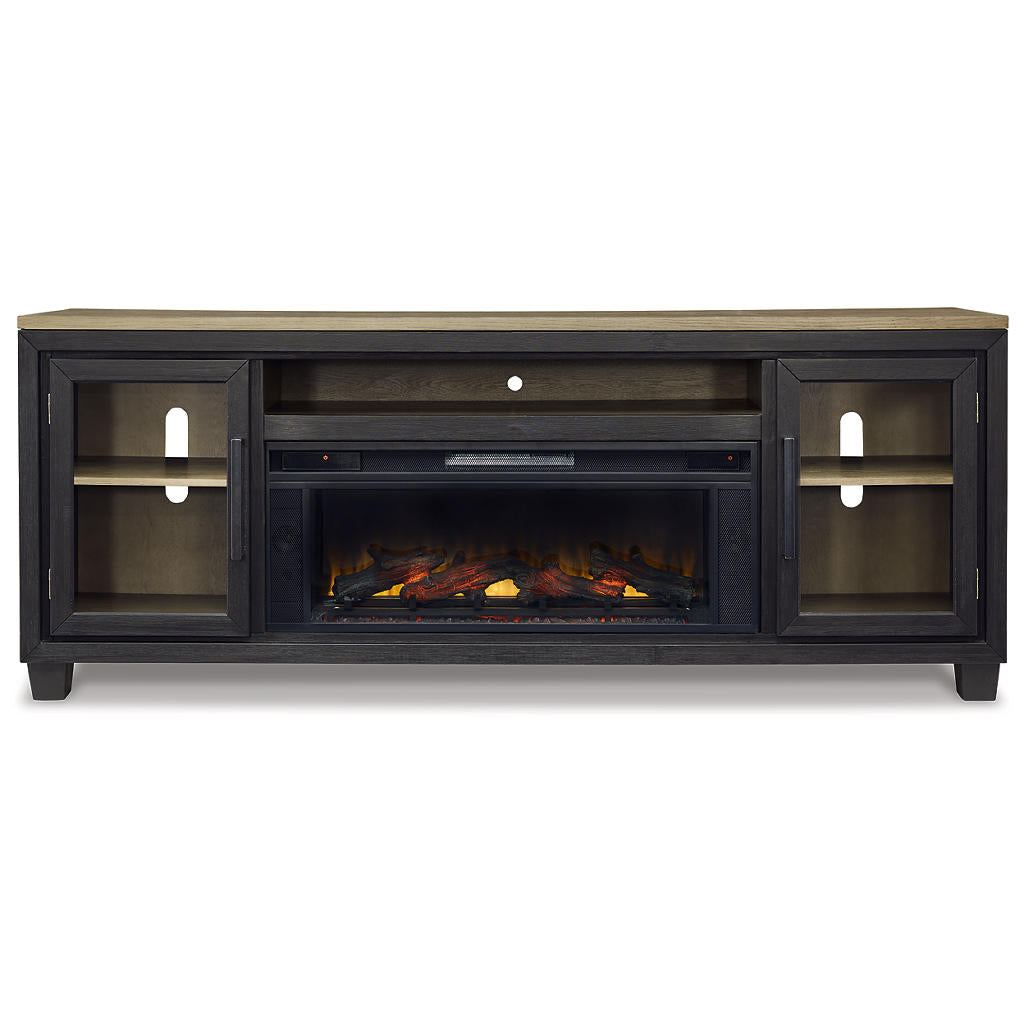 Foyland 83" TV Stand with Electric Fireplace Signature Design by Ashley® Living Room
