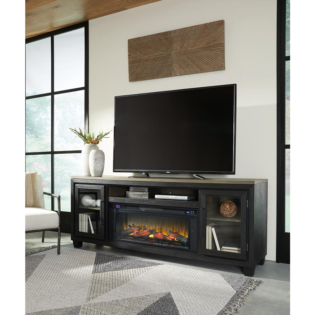 Foyland 83" TV Stand with Electric Fireplace Signature Design by Ashley® Living Room