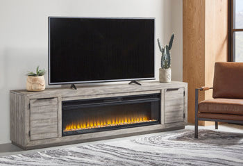 Naydell 92" TV Stand with Electric Fireplace Signature Design by Ashley® Living Room
