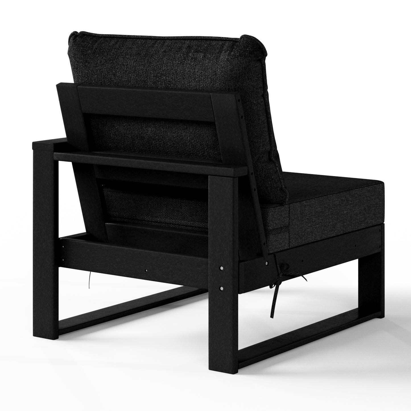 Signature All-Weather Outdoor Modular Patio Deep Seating Right Arm Chair (Right Arm Sectional Seat) Seahawk Designs Patio Chairs