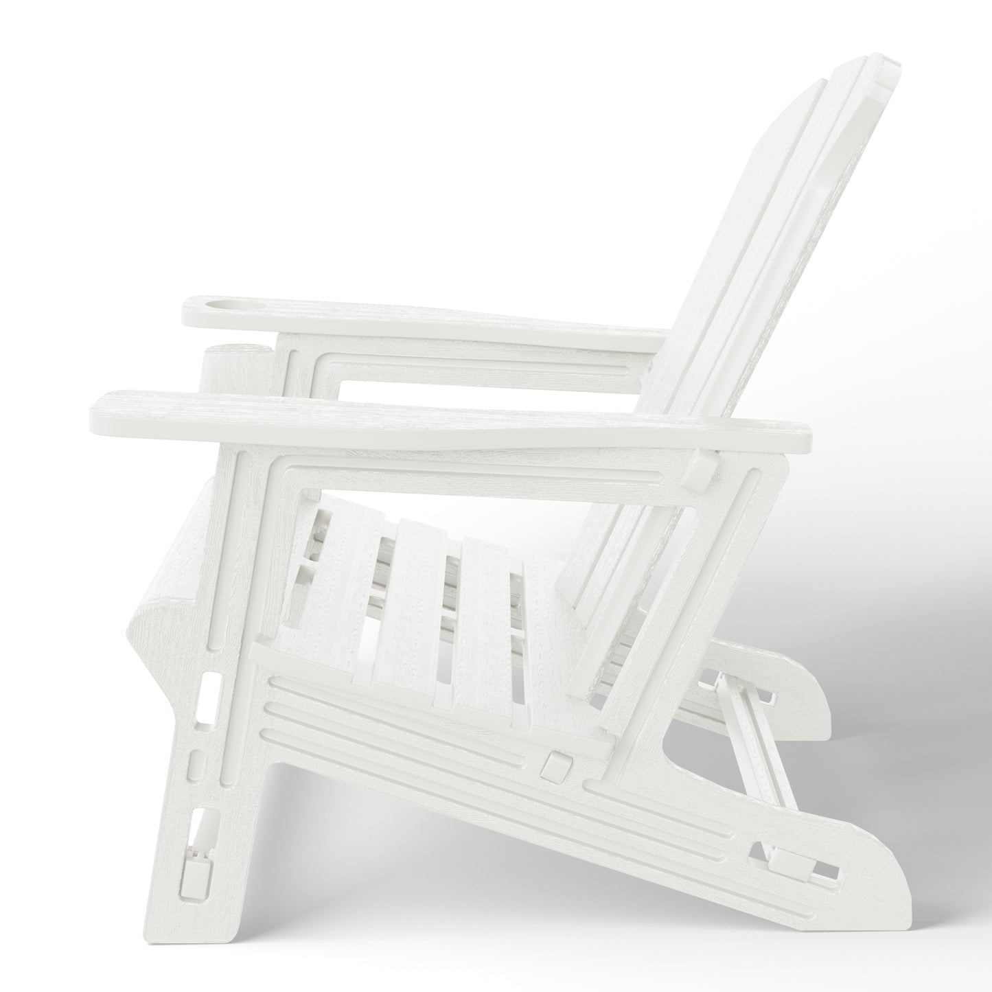 Snap'n Lock Adirondack Chair with Cupholder (No Tools or Hardware) Seahawk Designs Adirondack Chairs