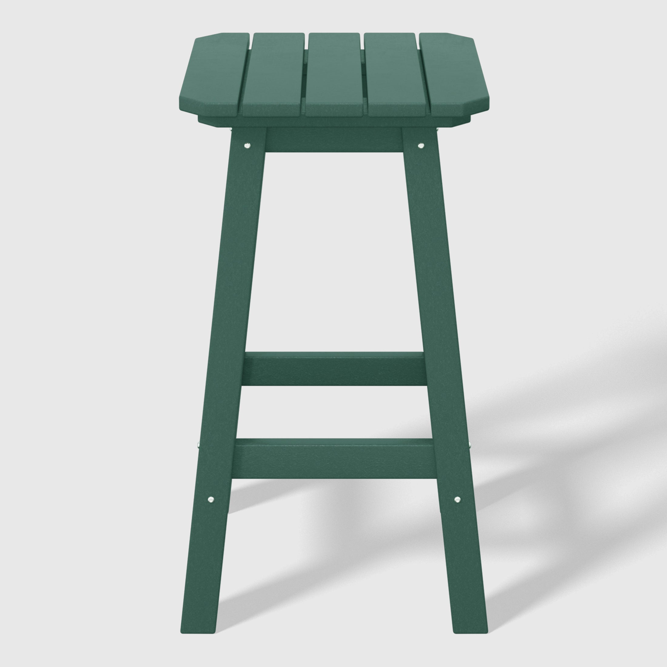 Stockholm All-Weather Outdoor Square Counter Stool (24" Seat Height) Seahawk Designs Patio Bar & Counter Stools