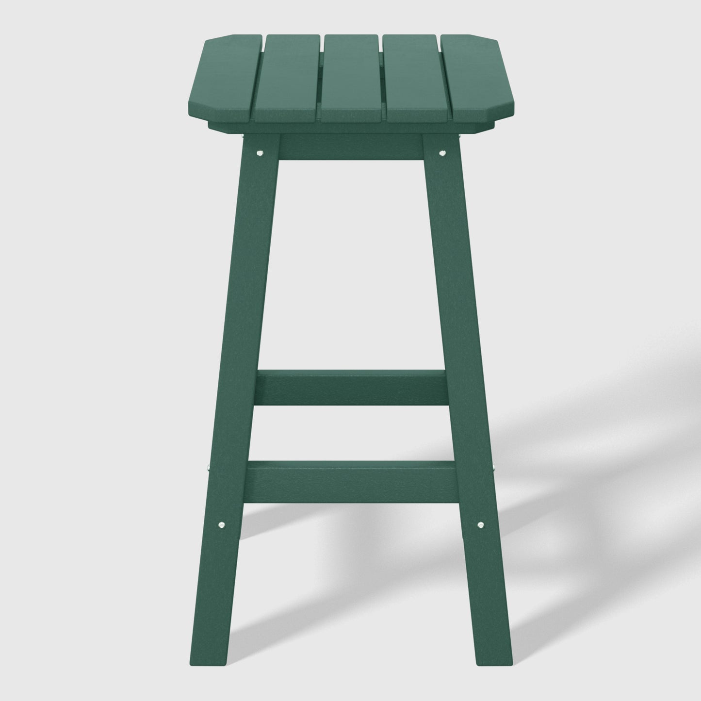 Stockholm All-Weather Outdoor Square Counter Stool (24" Seat Height) Seahawk Designs Patio Bar & Counter Stools