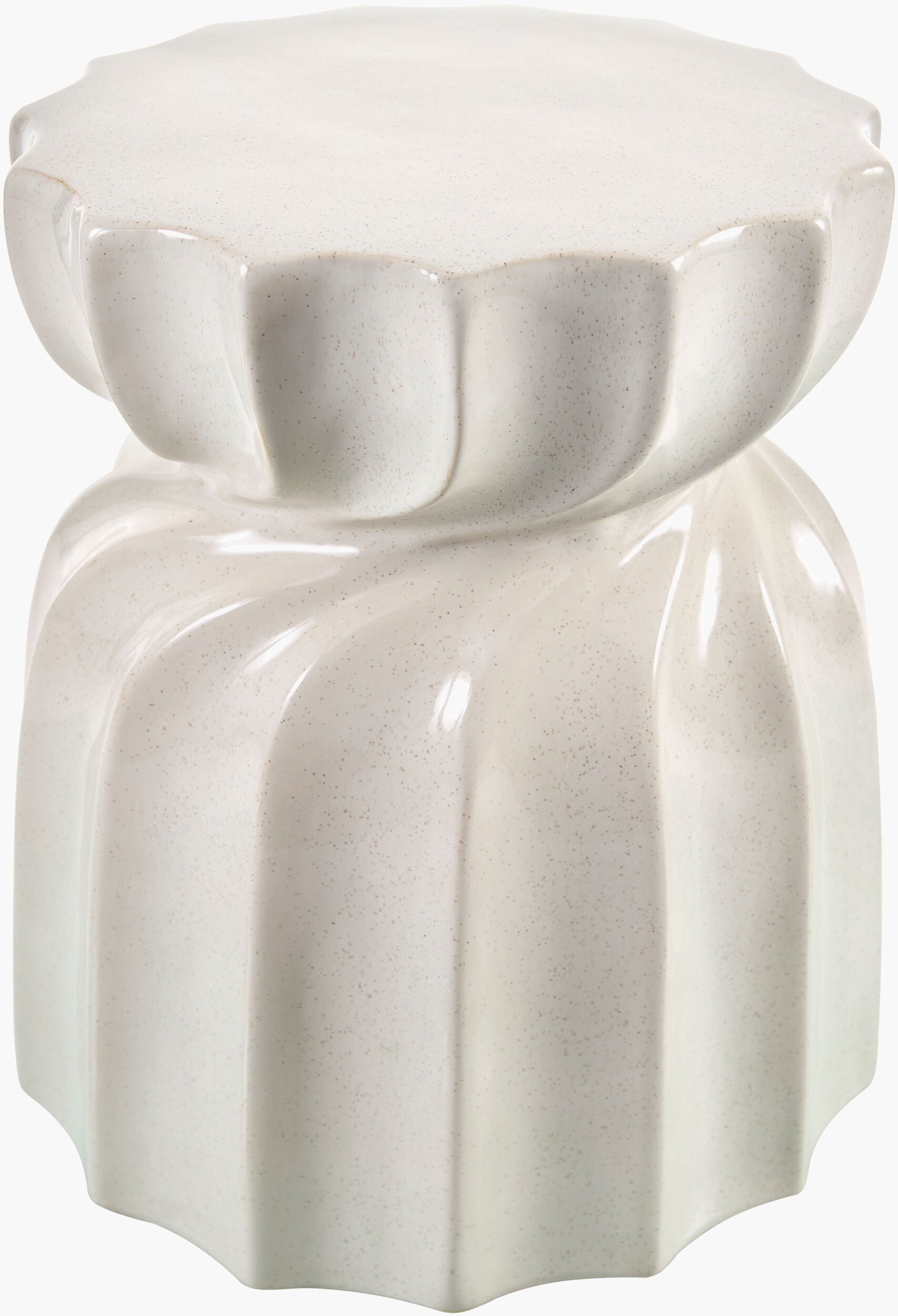 Alexia Garden Stool — Cream