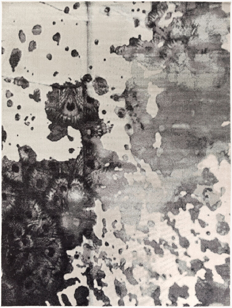 Aberdine Machine Woven Rug — Black/Charcoal
