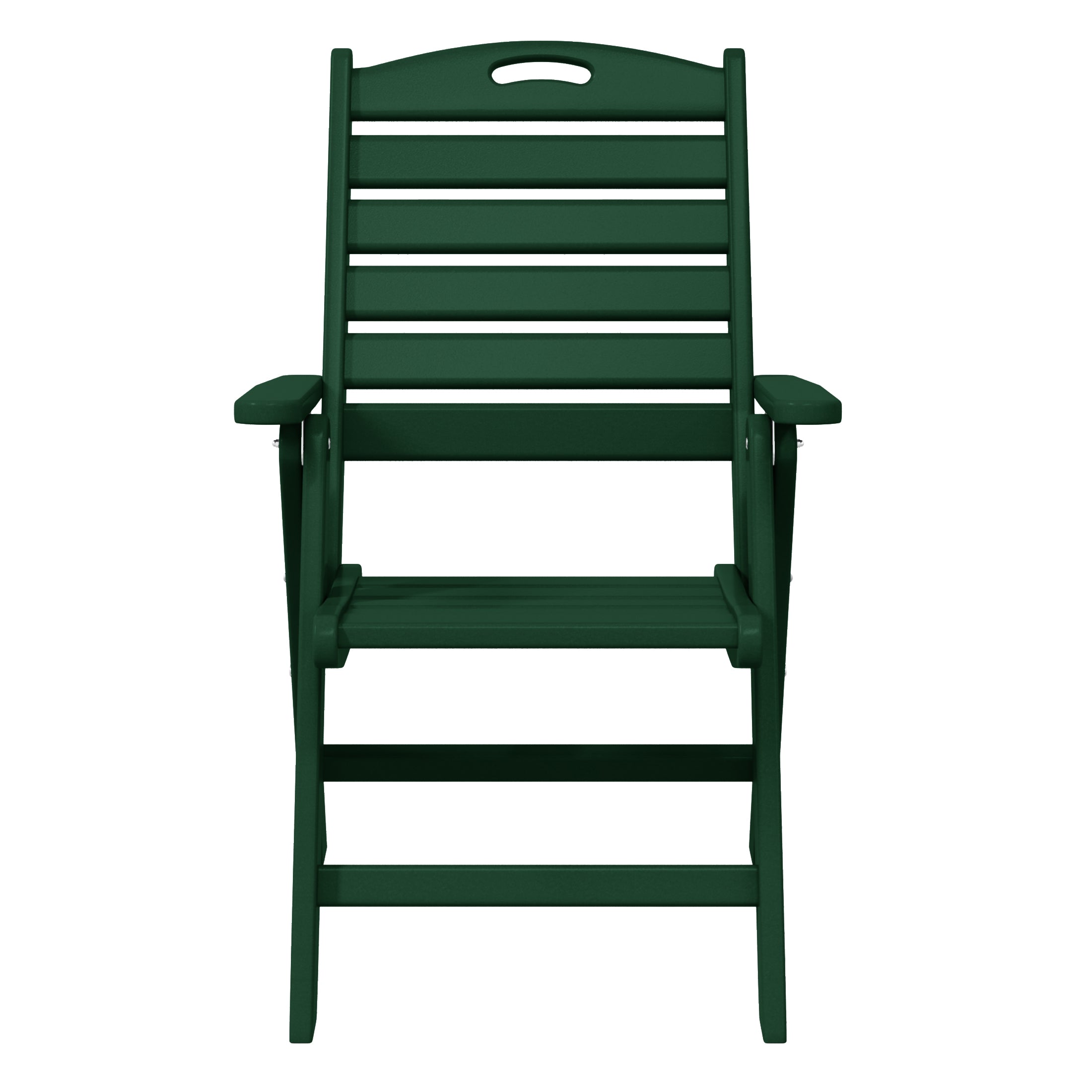Aarhus Folding High back Dining Chair (Set of 2) Dark Green Seahawk Designs Patio Dining Chairs