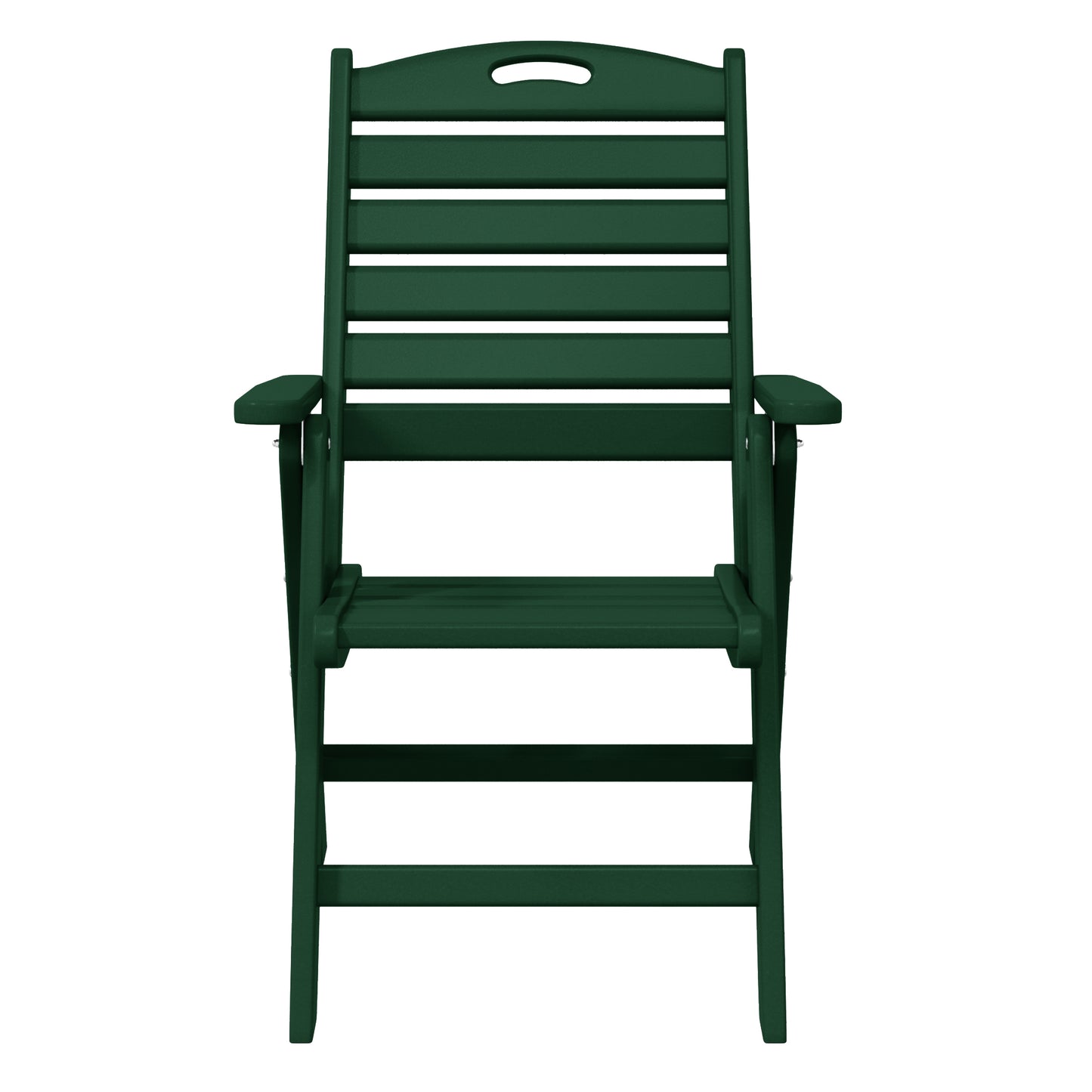 Aarhus Folding High back Dining Chair (Set of 2) Dark Green Seahawk Designs Patio Dining Chairs