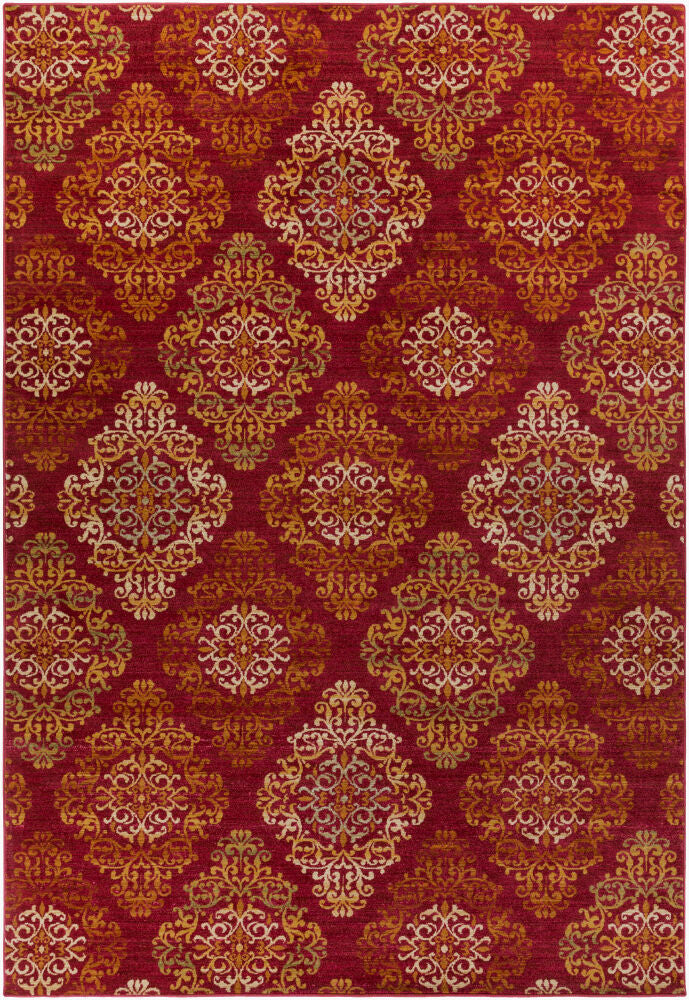 Arabesque Machine Woven Rug — Beige/Brown