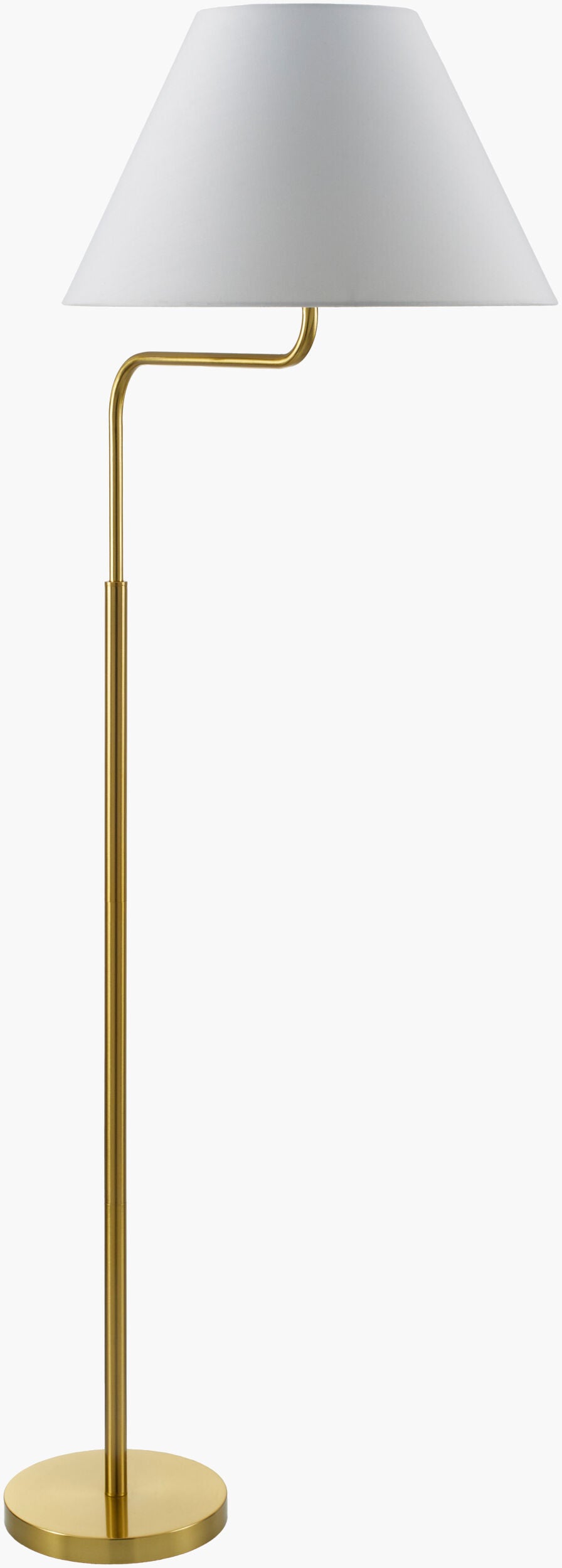 Arcane Accent Floor Lamp — Metallic - Brass
