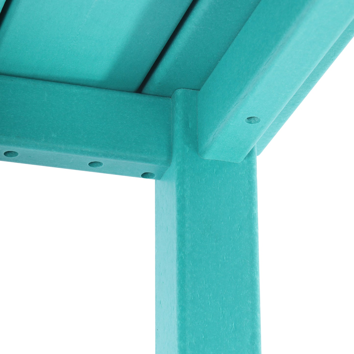 Tiny Terraces Kids' All-Weather Outdoor Square Dining Table (31" Top) Seahawk Designs Kids Patio Dining Tables