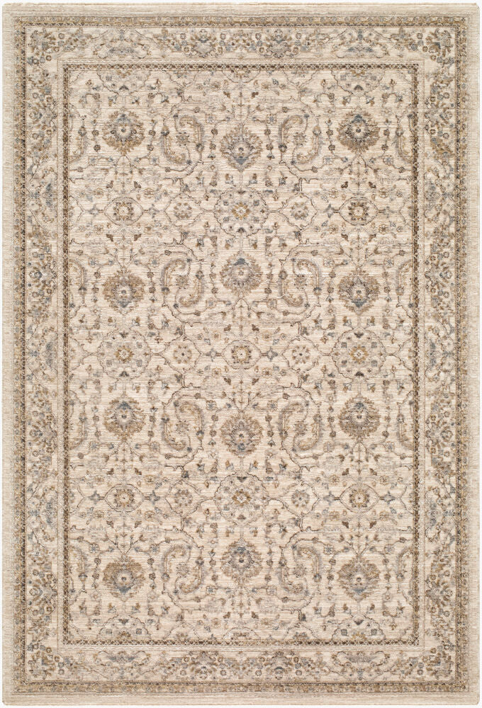 Arda Machine Woven Rug — Charcoal/Dark Brown