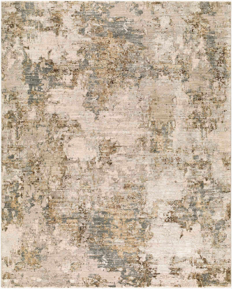 Arda Machine Woven Rug — Charcoal/Dark Brown