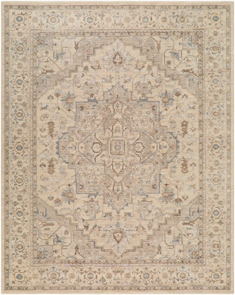 Arda Machine Woven Rug — Charcoal/Dark Brown