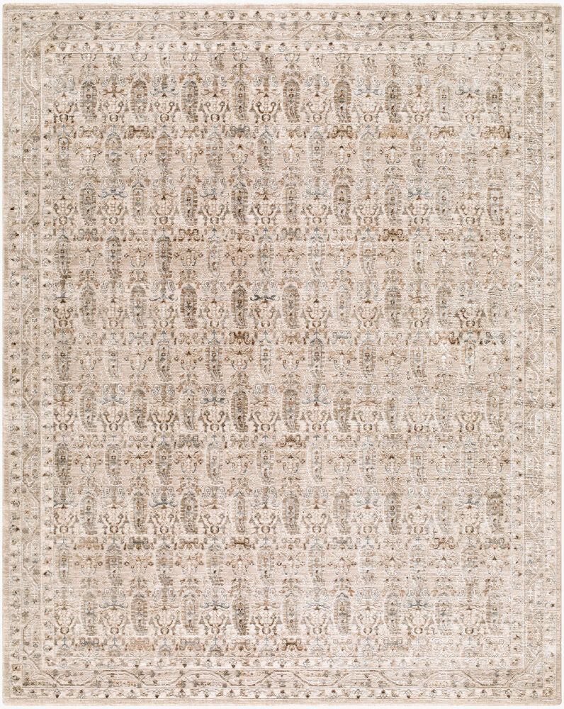 Arda Machine Woven Rug — Charcoal/Dark Brown