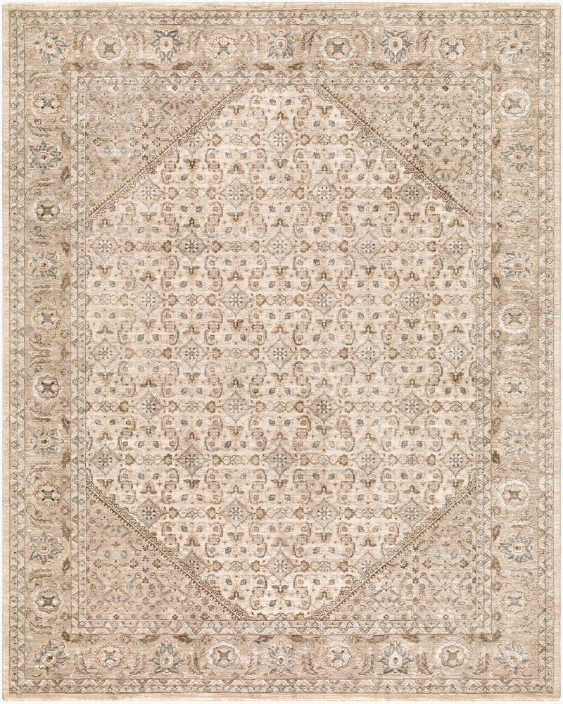 Arda Machine Woven Rug — Charcoal/Dark Brown